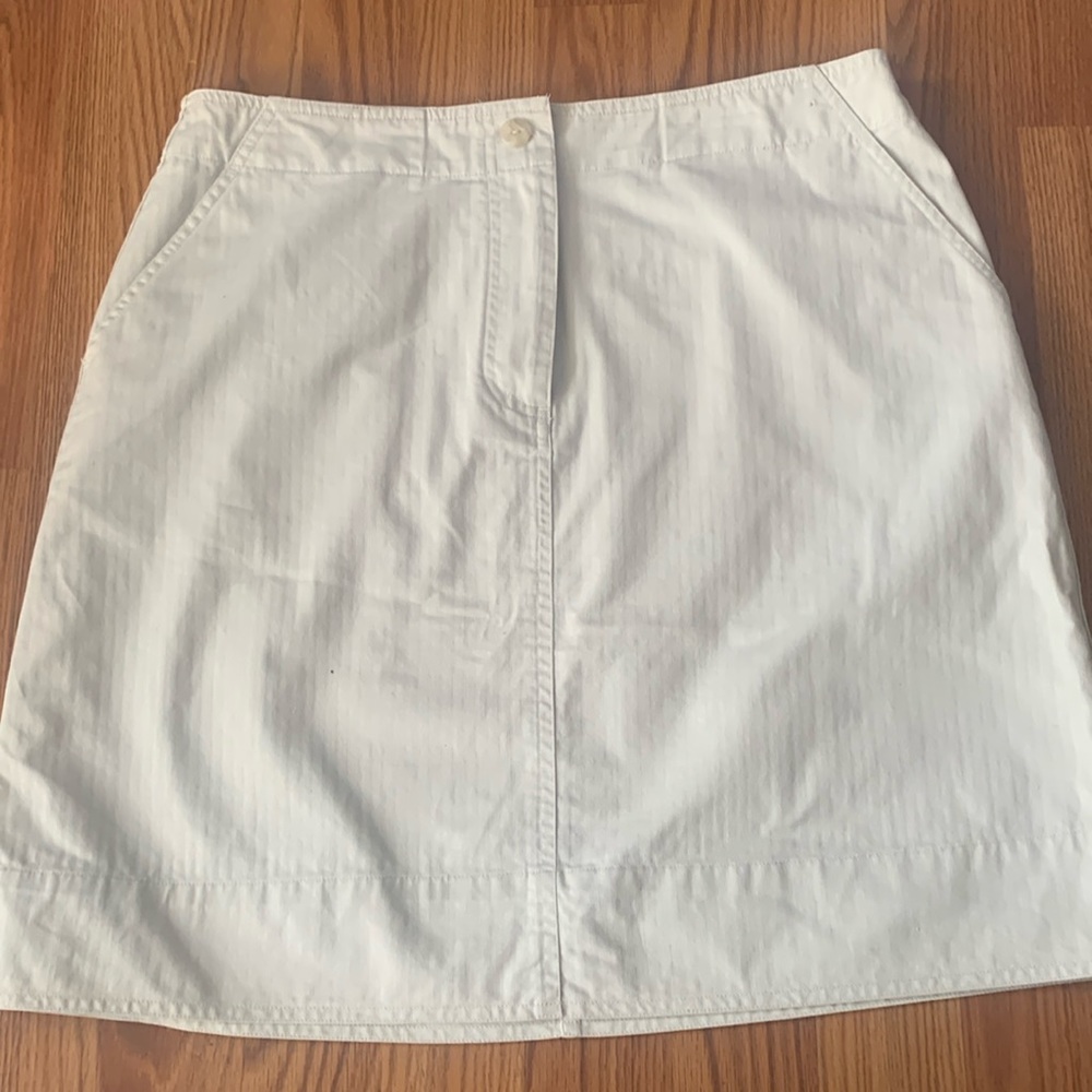 Christopher & Banks Khaki skirt size 8